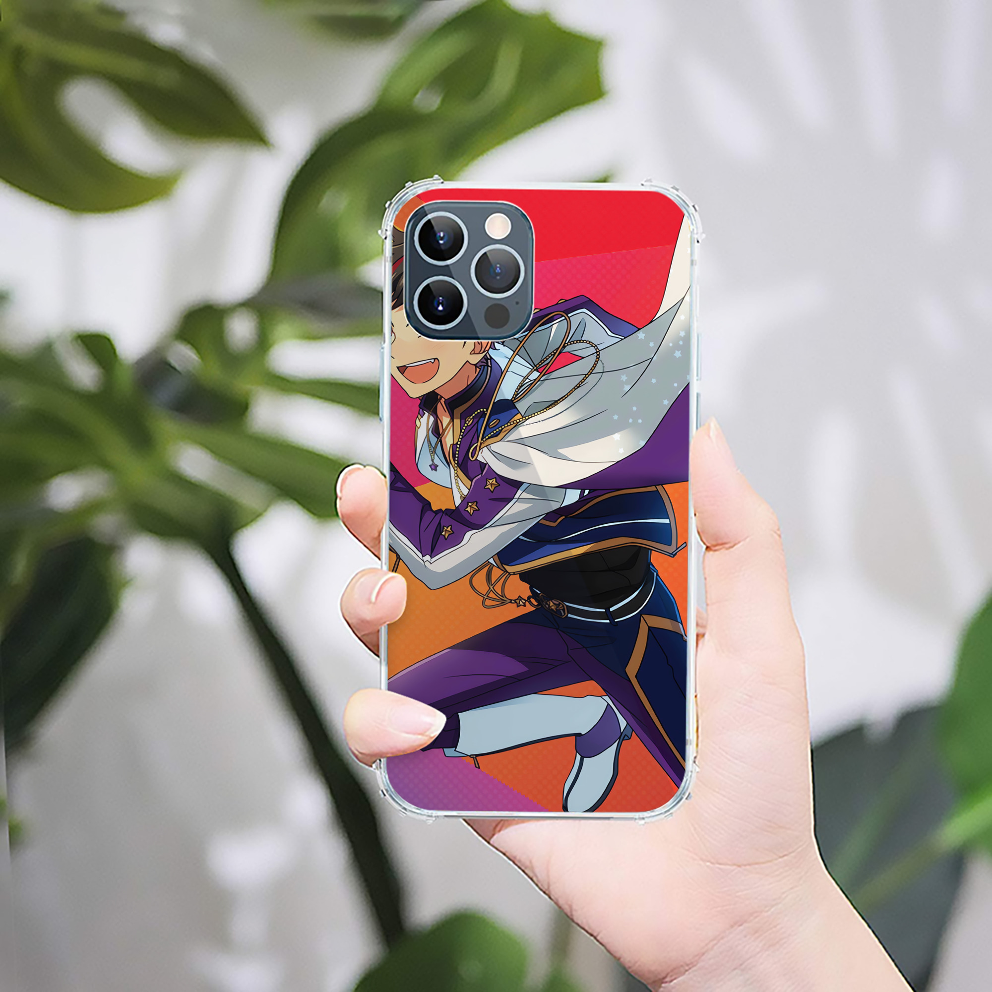 （画像用） あんさんぶるスターズ! Ensemble Stars 【iPhone 12シリーズ対応】透明スマホケース（クリアソフトケース）